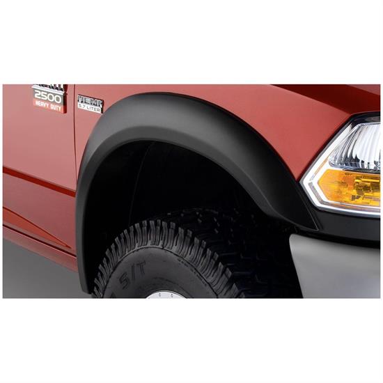 Bushwacker 50045-02 Extend-A-Fender Flares Front Pair, Dodge Ram