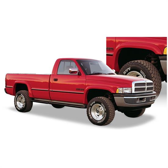 Bushwacker 50902-11 Extend-A-Fender Flares F/R 4pc, Ram 1500-3500