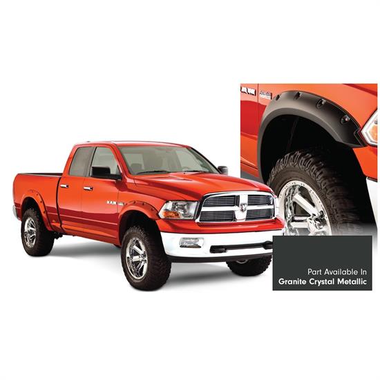 Bushwacker 50915-65 Pocket Painted Fender Flares F/R Ram 1500