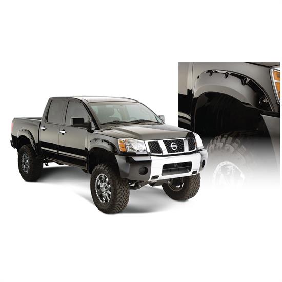 Bushwacker 70907-02 Pocket Style Fender Flares F/R 04-15 Titan