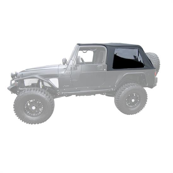 Rampage 109635 Frameless Soft Top Sailcloth Tinted Tj/Wrangler