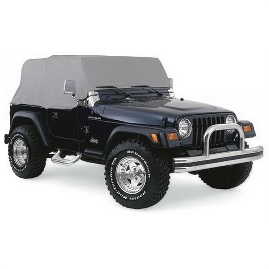 Rampage 1261 Cab Cover 4 Layer Gray, 1976-06 Jeep Wrangler