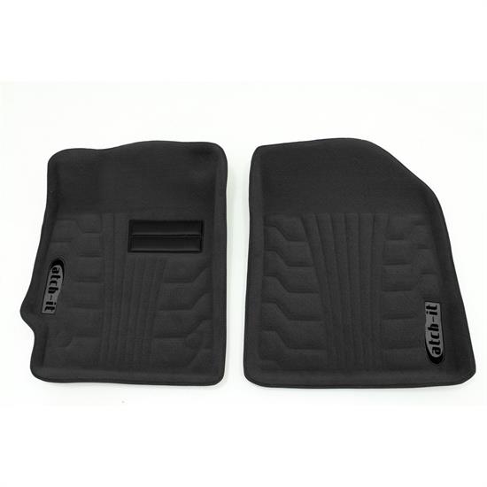Rampage 4930610 Catch-It Carpet Black Front, 07-17 Jeep Wrangler