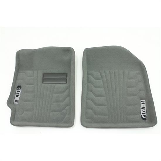 Rampage 4930620 Catch-It Carpet Grey Front, 2007-17 Jeep Wrangler