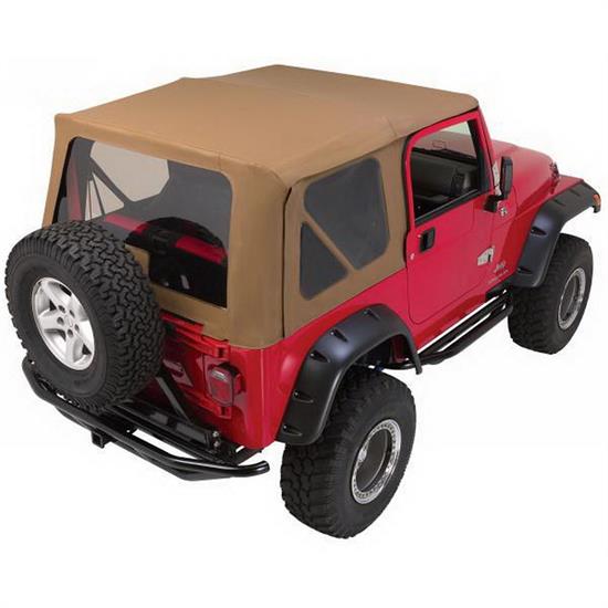 Rampage 68836 Complete Soft Top-Steel Doors Tinted Tj/Wrangler