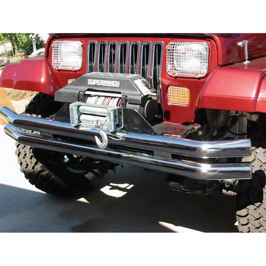 Rampage 8449 Double Tube Bumper-Front Or Rear w/o Hoop Jeep