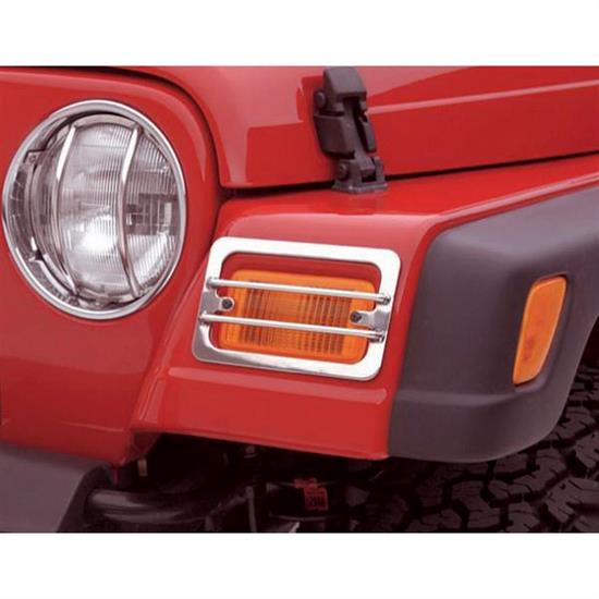 Rampage 85460 Euro Head Light Guard Kit 6 Piece Set, Wrangler