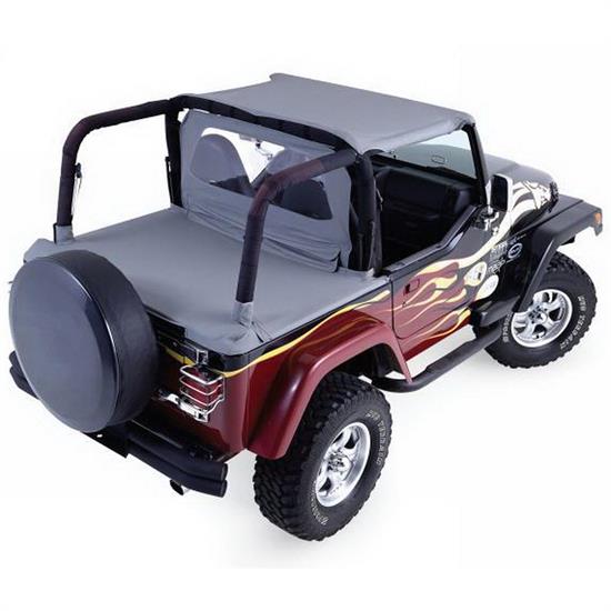 Rampage 993015 Soft Cab Top For Soft Top Tonneau Cover Wrangler