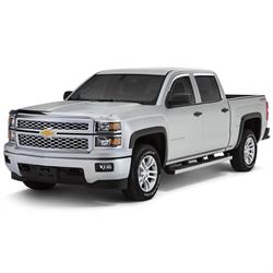 Stampede 60102-8 Tape-Onz Sidewind Deflector. Chrome, Chevy/GMC