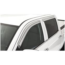 Stampede 60102-8 Tape-Onz Sidewind Deflector. Chrome, Chevy/GMC