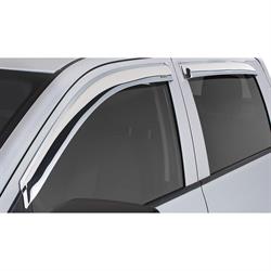 Stampede 6251-8 Tape-Onz Sidewind Deflector. Chrome, Ram 1500