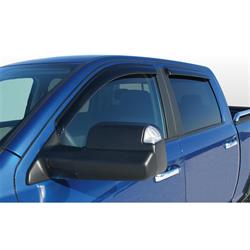 Stampede 6253-2 Tape-Onz Sidewind Deflector. Smoke, Dodge Ram