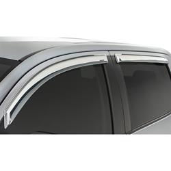 Stampede 6349-8 Tape-Onz Sidewind Deflector. Chrome 07-17 Tundra