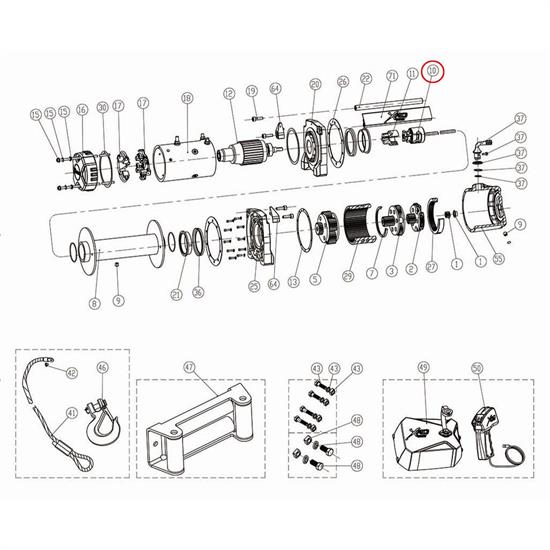 Smittybilt 97495-10 Brake Assembly