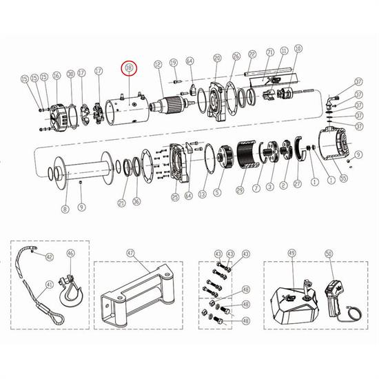 Smittybilt 97495-18 Stator