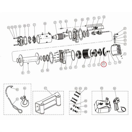 Smittybilt 97495-27 Inner Gear