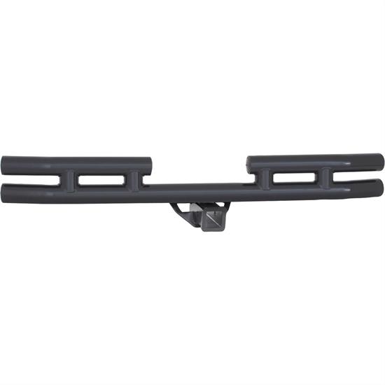 Smittybilt JB44-RH Rear Tubular Bumper W/ Hitch Gloss Black