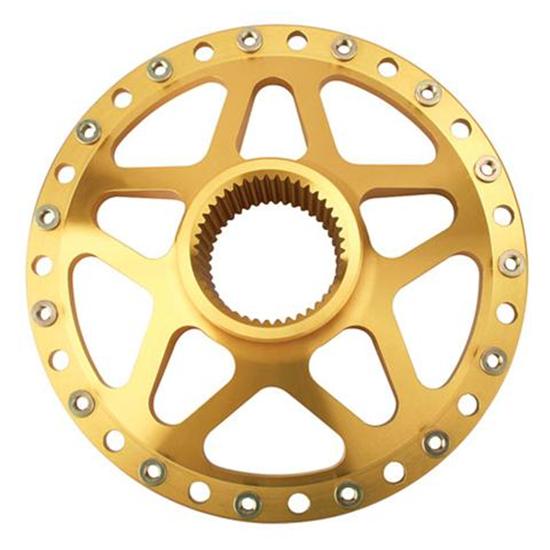 Winters Performance 3784 Forged Aluminum Splined Rear Hub, Gold