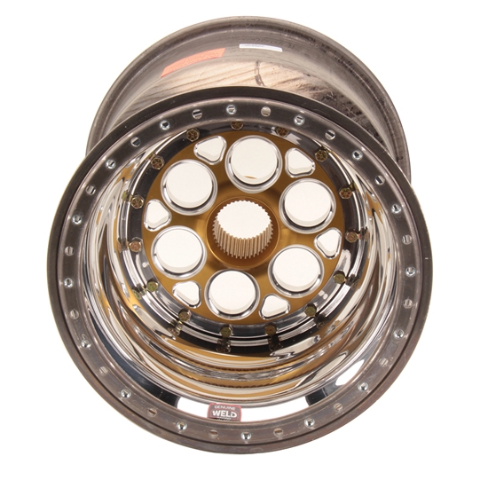 Garage Sale - Weld 735-51758 15 x 17 In Right Rear Wheel, 8 In Offset,Beadlock/Cover