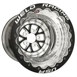 Weld Racing 784P-514278DBMT-BLACK 15x14 V-Series Wheel, 5x4.75