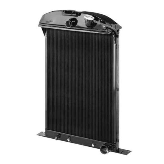 Walker C-494-1 Cobra 1936 Ford Radiator for Chevy Engine