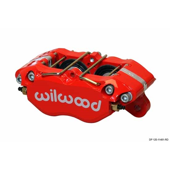 Wilwood 120-11481-RD Dynapro Dust Boot Caliper, 5.25 Inch Mount, Red