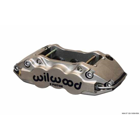 Wilwood 120-11658-RSN W6A Radial Mount ST LH Caliper, Nickel