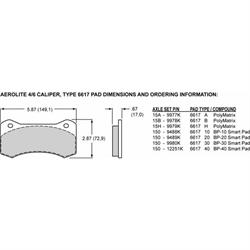Wilwood 120-11671-RS W4A ST Radial Rear Mount RH Caliper