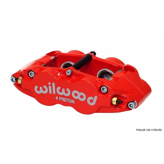 Wilwood 120-11783-RD Forged Superlite 4 Radial Mount Caliper, Red