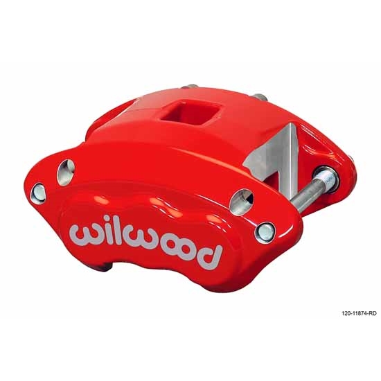Wilwood 120-11873-RD D154 Dual Piston Floater Caliper, GM, Red