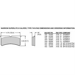 Wilwood 120-12002-RD Forged Narrow Superlite 6 Radial Mount RH Caliper