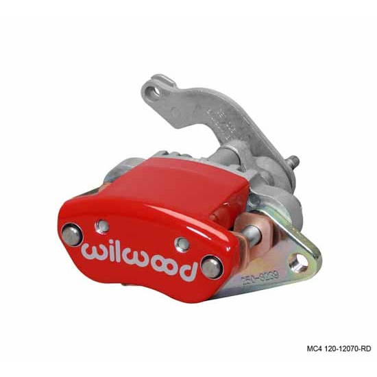 Wilwood 120-12070-RD MC4 LH Mechanical Caliper, 1.19 Piston/.81 Disc
