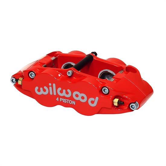 Wilwood 120-12501-RD Forged Superlite 4 Radial Mount Caliper, Red