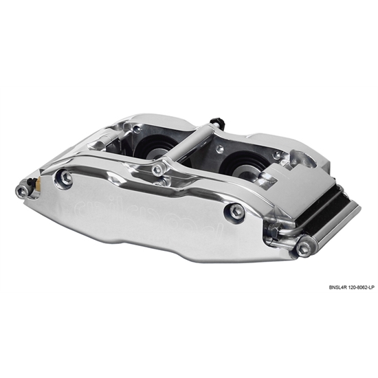 Wilwood 120-8062-RP BNSL4R Caliper Polished 1.25 Pistons, 1.10 Disc
