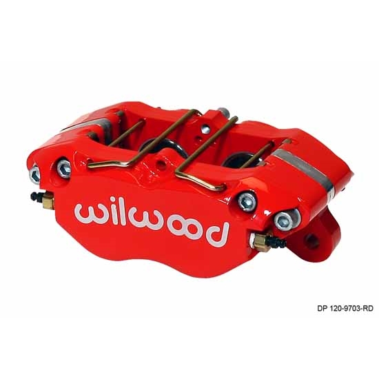 Wilwood 120-9706-RD Dynapro Lug Mount Caliper, 5.25 Inch Mount, Red