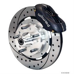 Wilwood 140-10440-BD FDLI 12.19 Front Brake Kit, 74-80 Pinto/Mustang II
