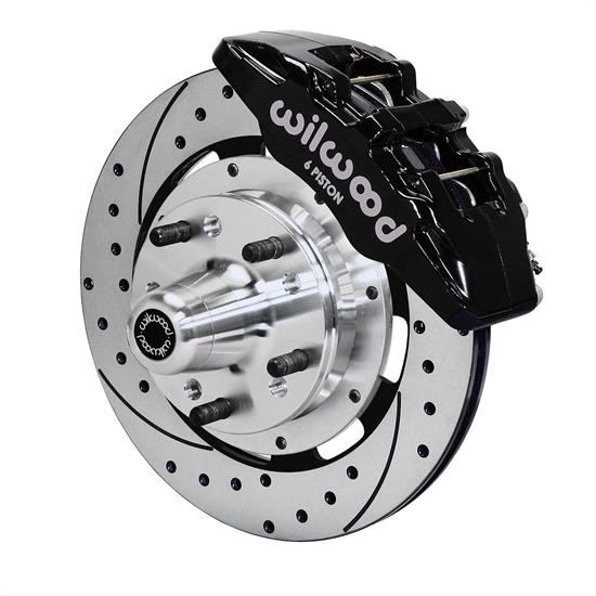 Wilwood 140-10739-D DP6 12.19 Inch Front Disc Brake Kit, 1937-49 Ford