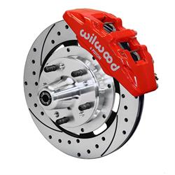 Wilwood 140-10742-DR DP6 Front Disc Brake Kit, 74-80 Pinto/Mustang II