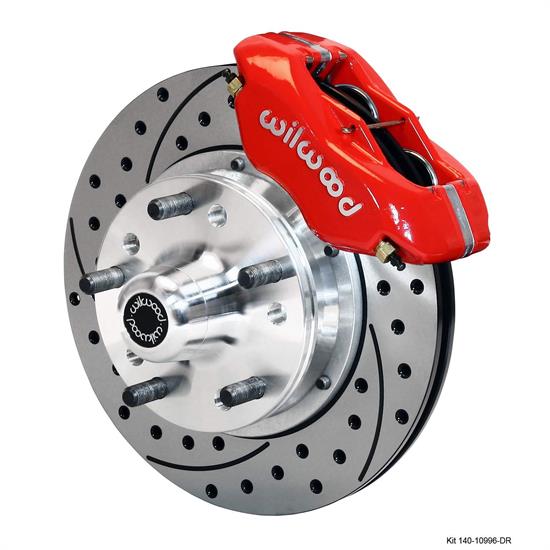 Wilwood 140-10996-DR FDLI Pro Series 11 Front Disc Brake Kit, 64-74 GM