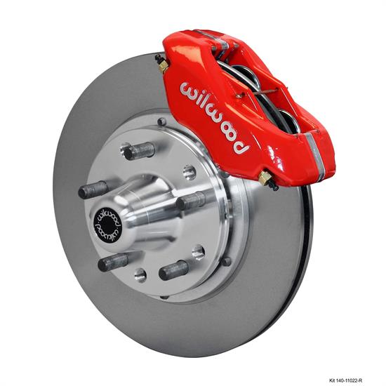 Wilwood 140-11022-R FDLI Pro Series Front Disc Brake Kit, 1960-72 Mopar