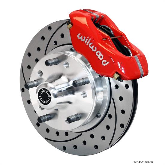 Wilwood 140-11023-DR FDLI Pro Series Front Disc Brake Kit, 65-72 Mopar