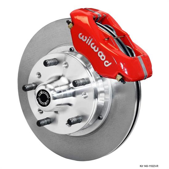 Wilwood 140-11023-R FDLI Pro Series Front Disc Brake Kit, 1965-72 Mopar