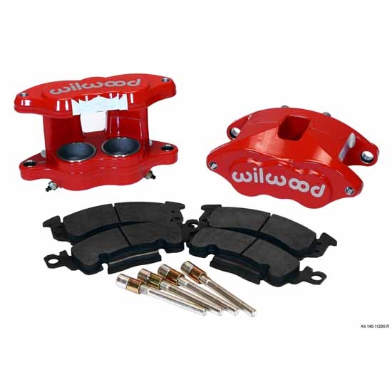 Wilwood 140-11290-R D52 Front Caliper Kit, 2 Inch Piston/1.28 Rotor