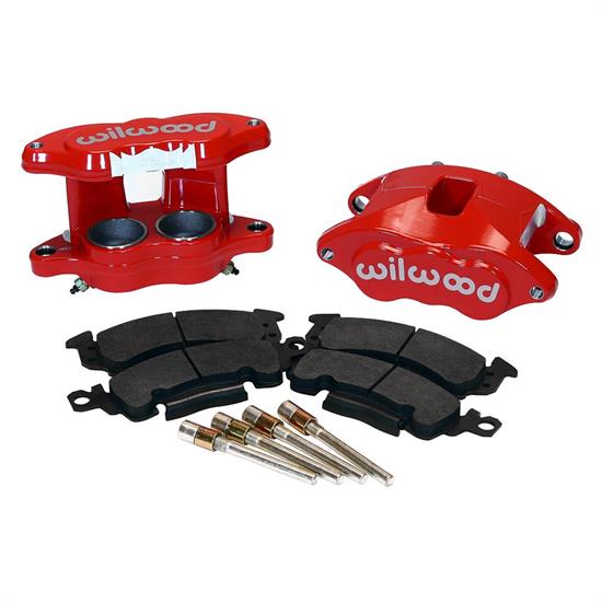Wilwood 140-11290-R D52 Front Caliper Kit, 2 Inch Piston/1.28 Rotor