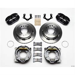 Wilwood 140-11386 FDLI LP Rear Brake Kit, Mopar/Dana 2.50 Off,