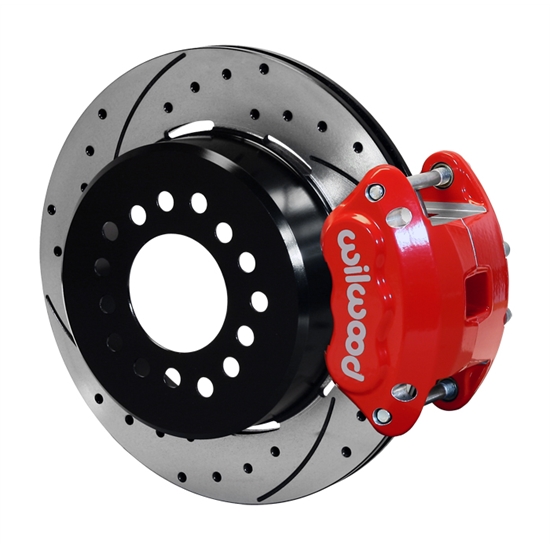 Wilwood 140-12211-DR D154 Rear Brake Kit, Chevy 12 Bolt 2.81 Off