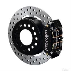 Wilwood 140-12549-D Dynapro Lug Mount Rear Brake Kit, M-W/Lamb Ends