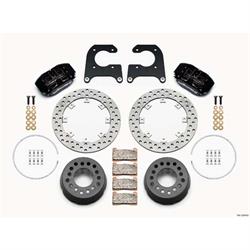 Wilwood 140-12549-D Dynapro Lug Mount Rear Brake Kit, M-W/Lamb Ends