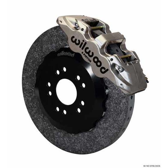 Wilwood 140-12756-CSICN AERO6 Dynamic Front Brake Kit, 2005-Up Mustang