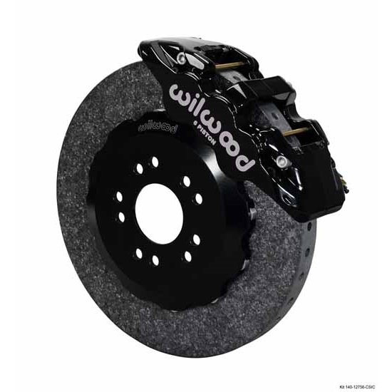 Wilwood 140-12756-CSIC AERO6 Dynamic Front Brake Kit, 2005-Up Mustang